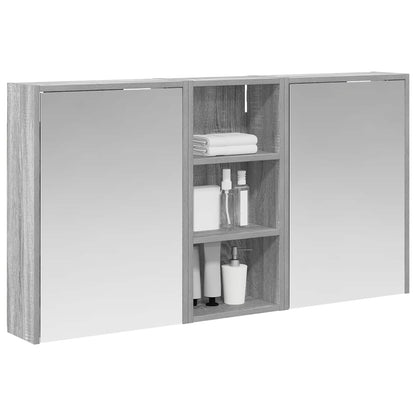 vidaXL Bathroom Cabinet Set 3 pcs 116 x 16 x 62.5 cm Engineered wood
