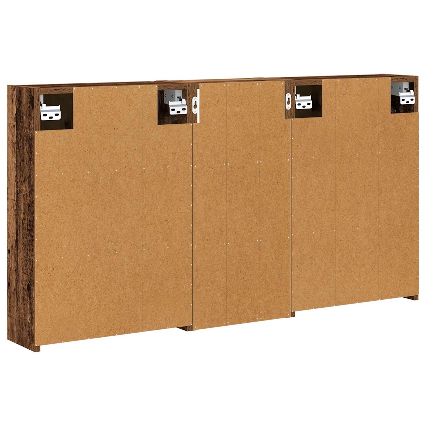 vidaXL Bathroom Cabinet Set 3 pcs 116 x 16 x 62.5 cm Engineered wood