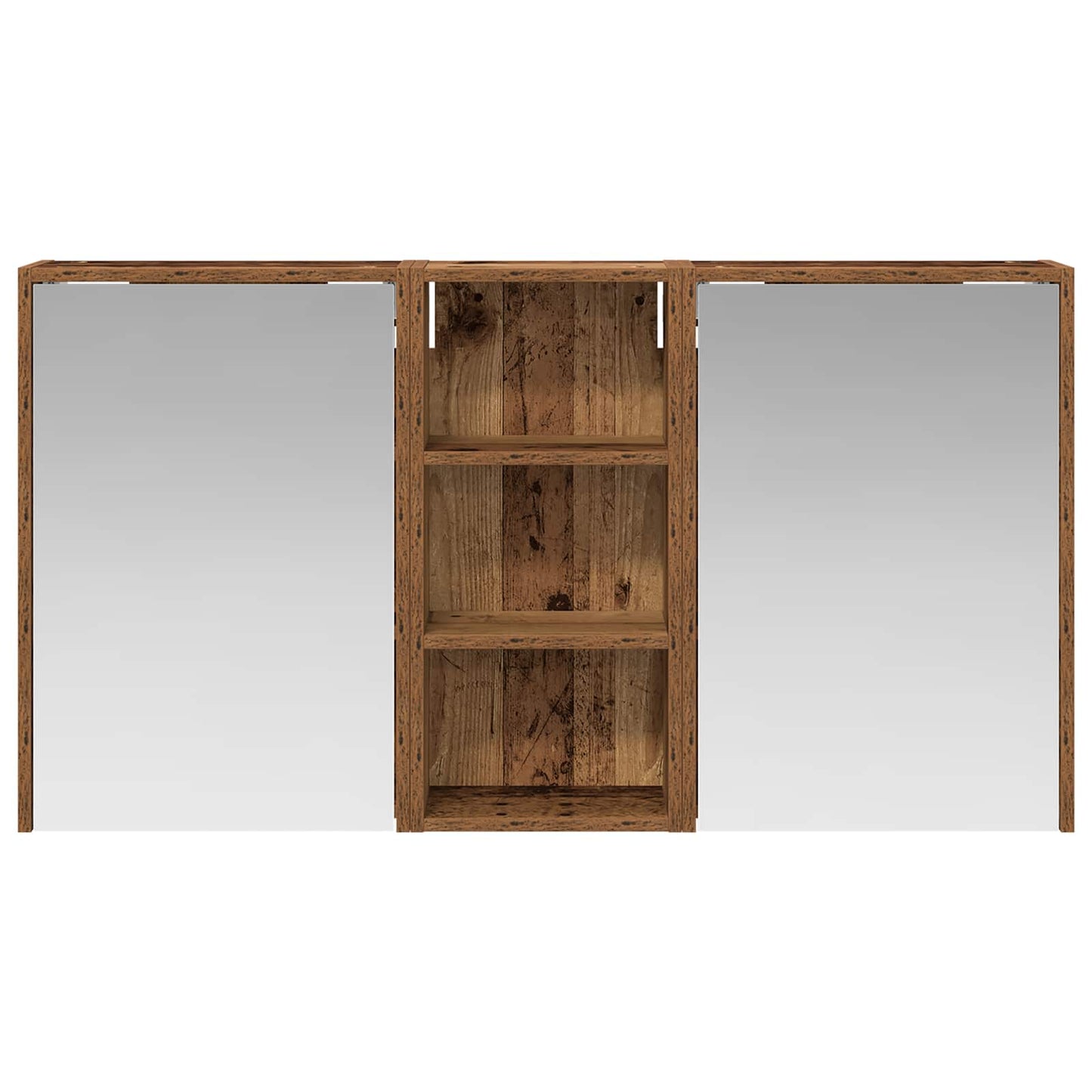 vidaXL Bathroom Cabinet Set 3 pcs 116 x 16 x 62.5 cm Engineered wood