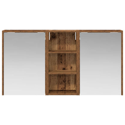 vidaXL Bathroom Cabinet Set 3 pcs 116 x 16 x 62.5 cm Engineered wood