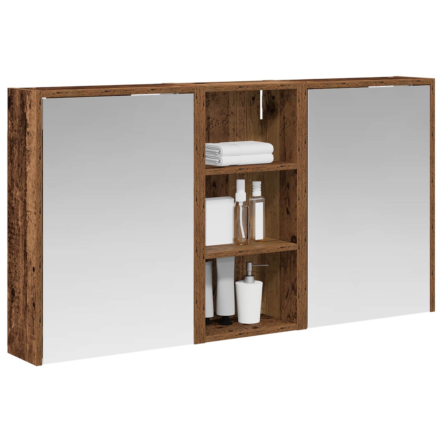 vidaXL Bathroom Cabinet Set 3 pcs 116 x 16 x 62.5 cm Engineered wood