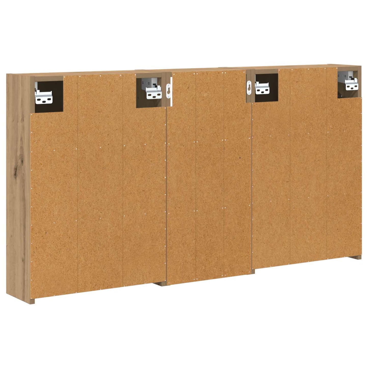 vidaXL Bathroom Cabinet Set 3 pcs 116 x 16 x 62.5 cm Engineered wood