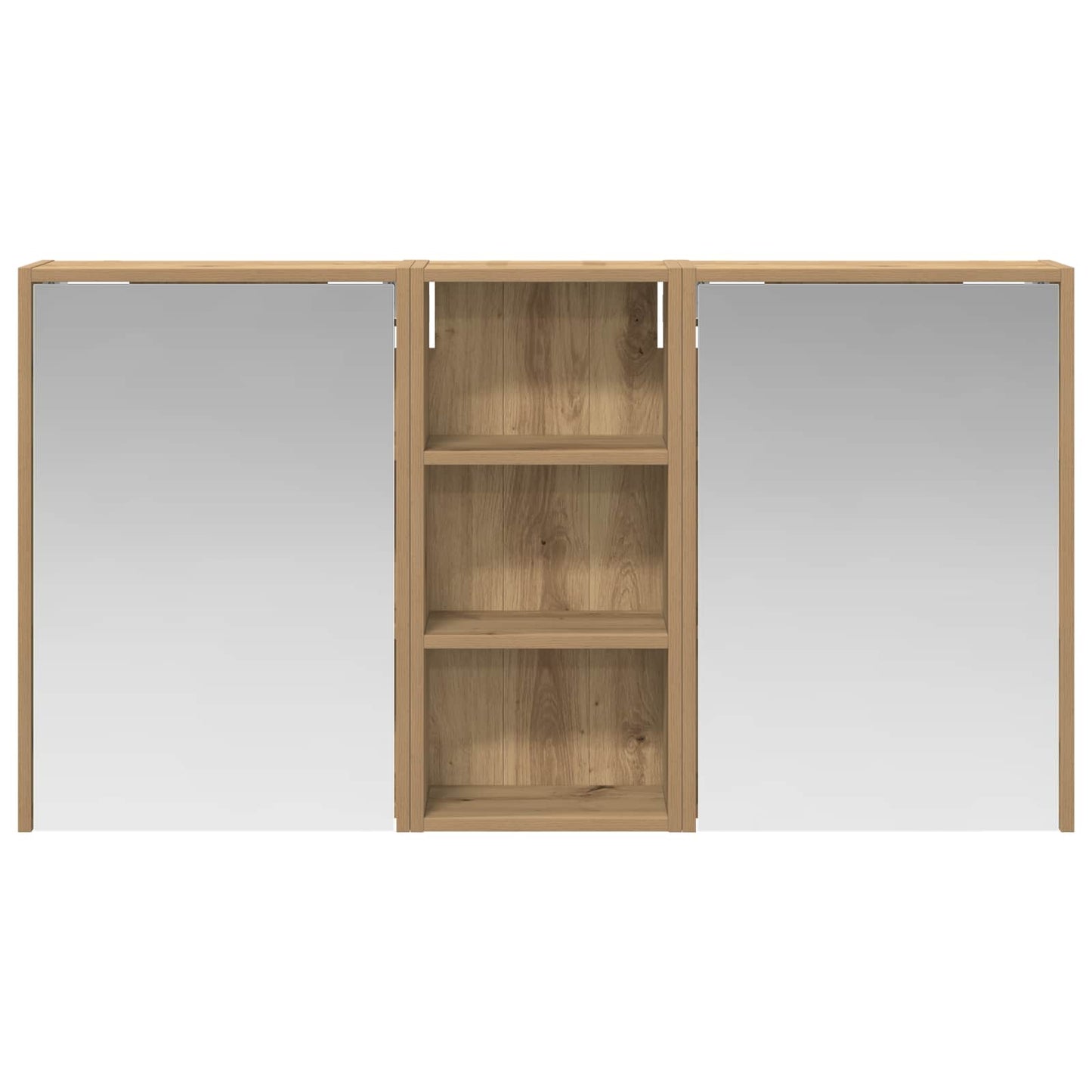 vidaXL Bathroom Cabinet Set 3 pcs 116 x 16 x 62.5 cm Engineered wood