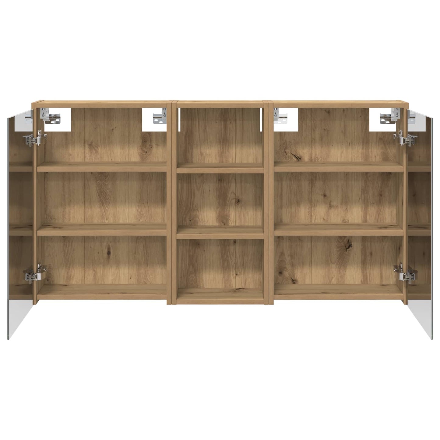 vidaXL Bathroom Cabinet Set 3 pcs 116 x 16 x 62.5 cm Engineered wood
