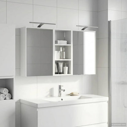 vidaXL Bathroom Cabinet Set 3 pcs 116 x 16 x 62.5 cm Engineered wood