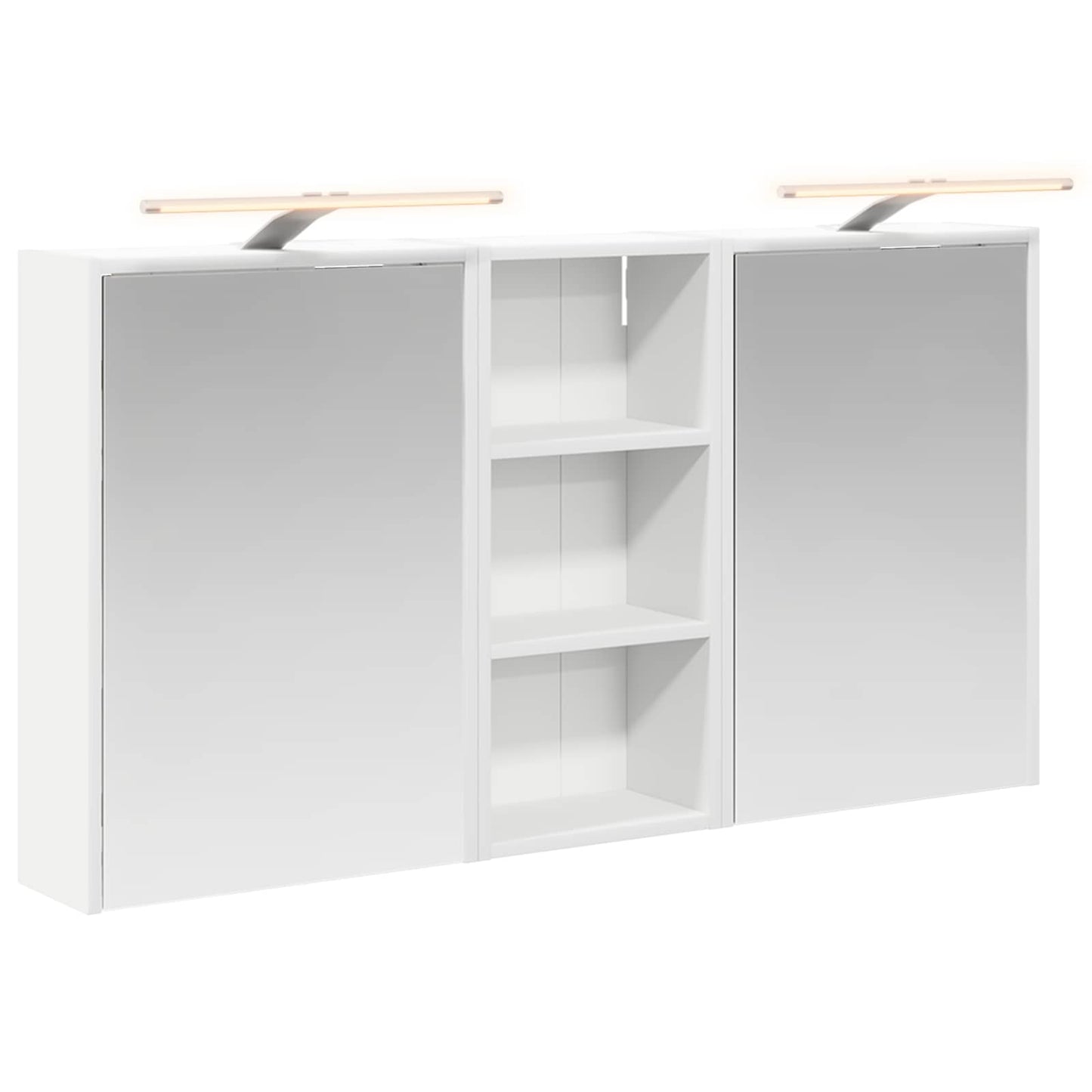 vidaXL Bathroom Cabinet Set 3 pcs 116 x 16 x 62.5 cm Engineered wood