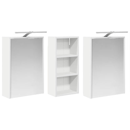 vidaXL Bathroom Cabinet Set 3 pcs 116 x 16 x 62.5 cm Engineered wood