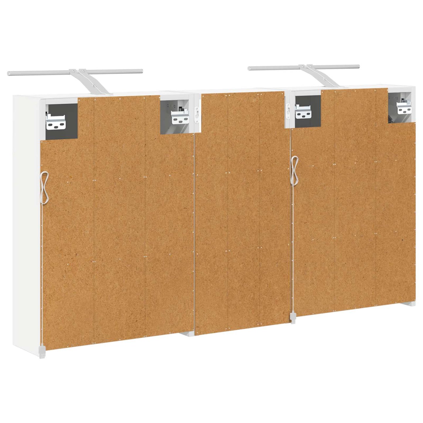 vidaXL Bathroom Cabinet Set 3 pcs 116 x 16 x 62.5 cm Engineered wood