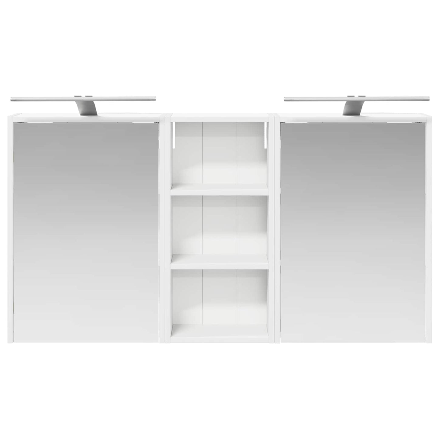 vidaXL Bathroom Cabinet Set 3 pcs 116 x 16 x 62.5 cm Engineered wood