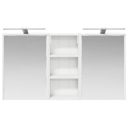 vidaXL Bathroom Cabinet Set 3 pcs 116 x 16 x 62.5 cm Engineered wood