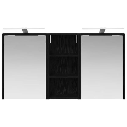 vidaXL Bathroom Cabinet Set 3 pcs 116 x 16 x 62.5 cm Engineered wood