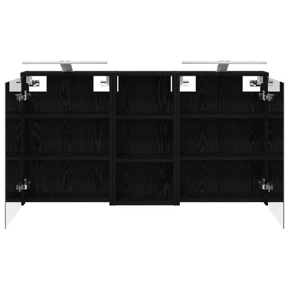 vidaXL Bathroom Cabinet Set 3 pcs 116 x 16 x 62.5 cm Engineered wood