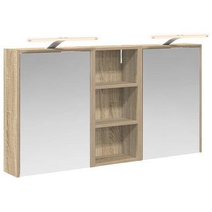 vidaXL Bathroom Cabinet Set 3 pcs 116 x 16 x 62.5 cm Engineered wood