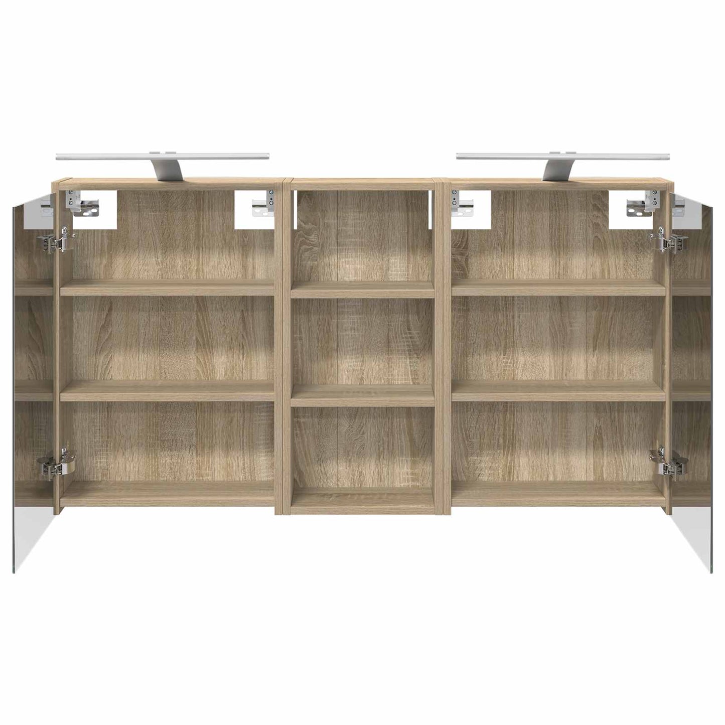 vidaXL Bathroom Cabinet Set 3 pcs 116 x 16 x 62.5 cm Engineered wood