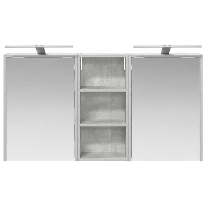 vidaXL Bathroom Cabinet Set 3 pcs 116 x 16 x 62.5 cm Engineered wood
