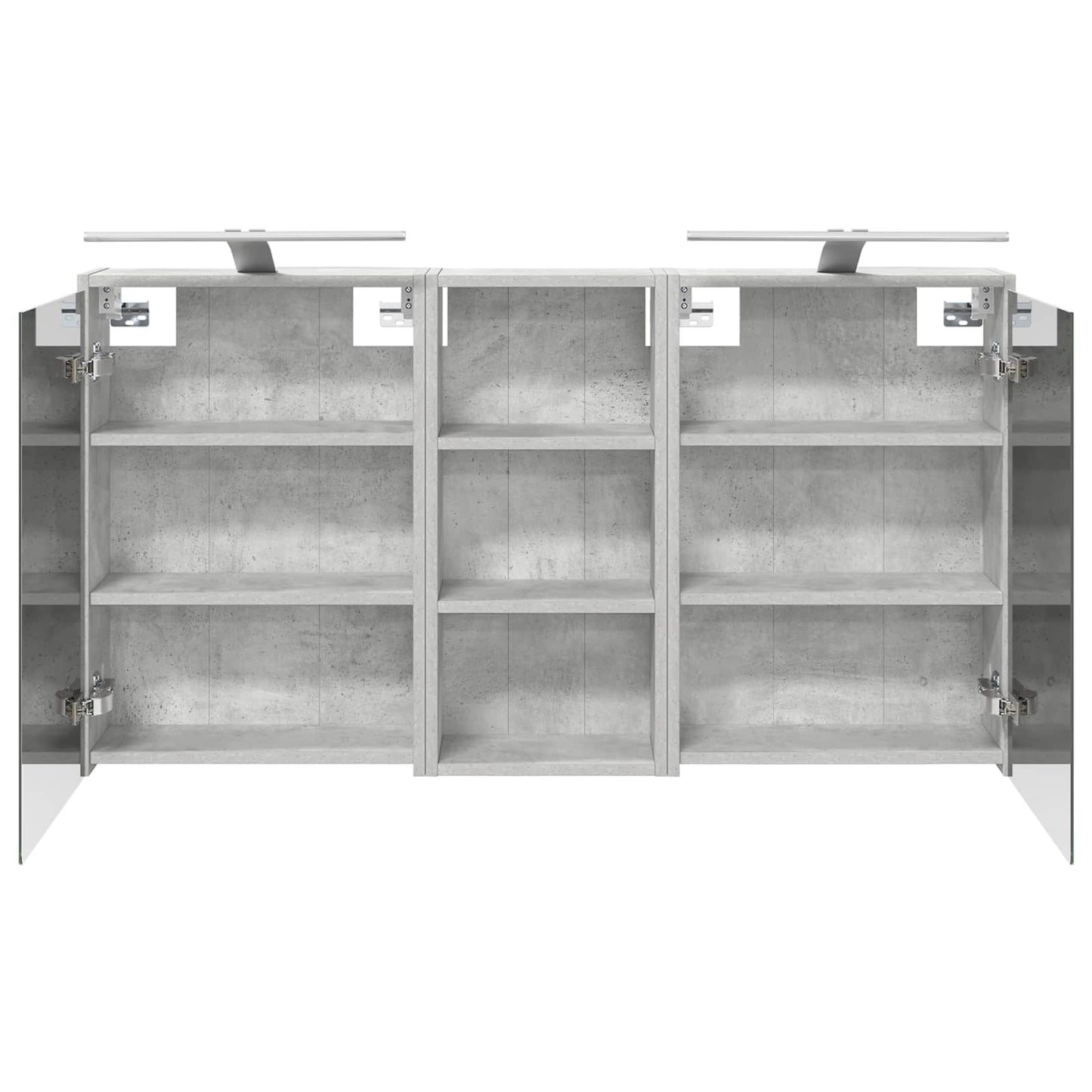 vidaXL Bathroom Cabinet Set 3 pcs 116 x 16 x 62.5 cm Engineered wood