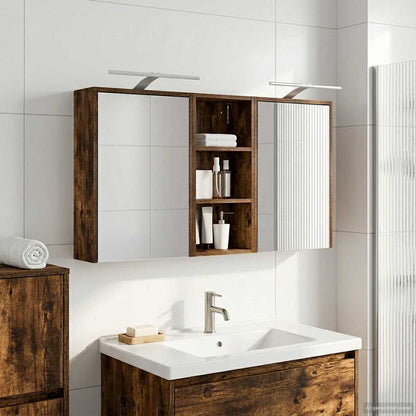 vidaXL Bathroom Cabinet Set 3 pcs 116 x 16 x 62.5 cm Engineered wood