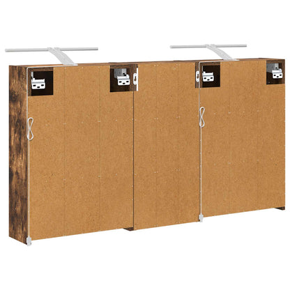 vidaXL Bathroom Cabinet Set 3 pcs 116 x 16 x 62.5 cm Engineered wood