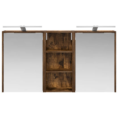 vidaXL Bathroom Cabinet Set 3 pcs 116 x 16 x 62.5 cm Engineered wood