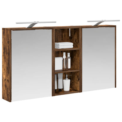 vidaXL Bathroom Cabinet Set 3 pcs 116 x 16 x 62.5 cm Engineered wood