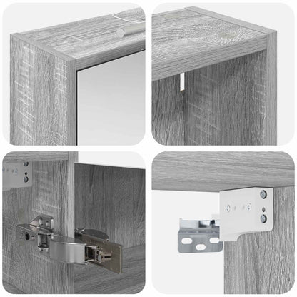 vidaXL Bathroom Cabinet Set 3 pcs 116 x 16 x 62.5 cm Engineered wood