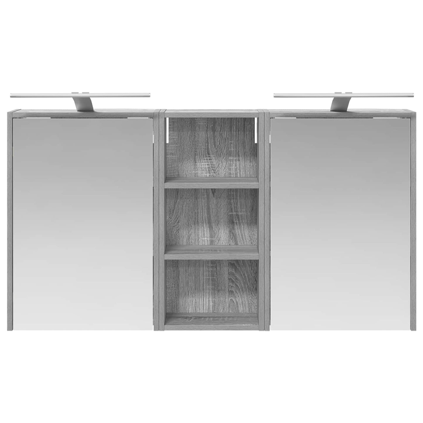vidaXL Bathroom Cabinet Set 3 pcs 116 x 16 x 62.5 cm Engineered wood