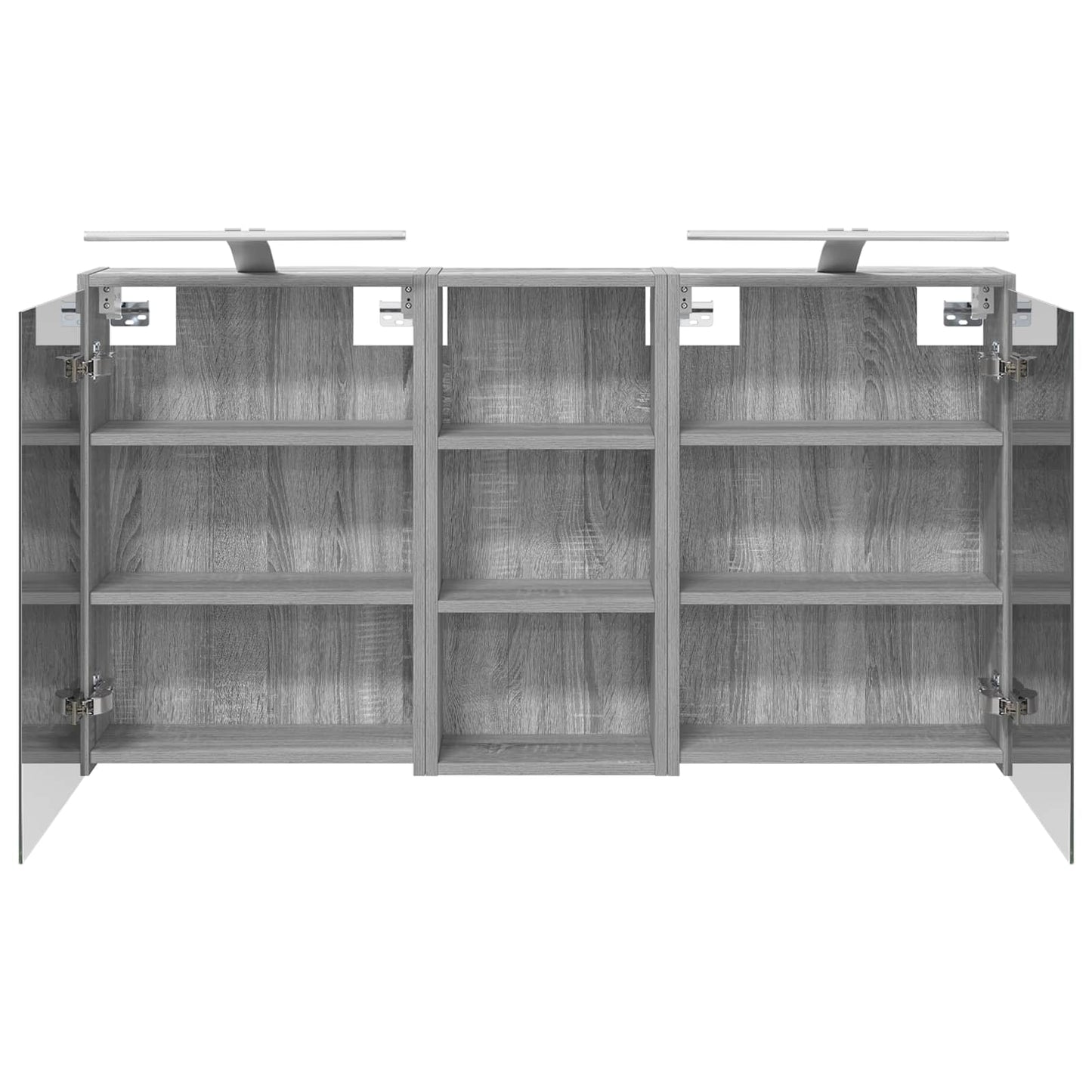 vidaXL Bathroom Cabinet Set 3 pcs 116 x 16 x 62.5 cm Engineered wood