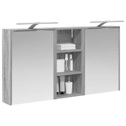 vidaXL Bathroom Cabinet Set 3 pcs 116 x 16 x 62.5 cm Engineered wood