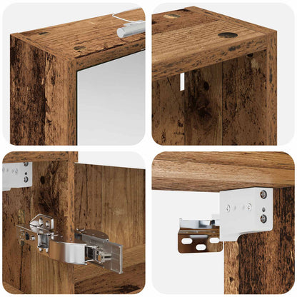 vidaXL Bathroom Cabinet Set 3 pcs 116 x 16 x 62.5 cm Engineered wood