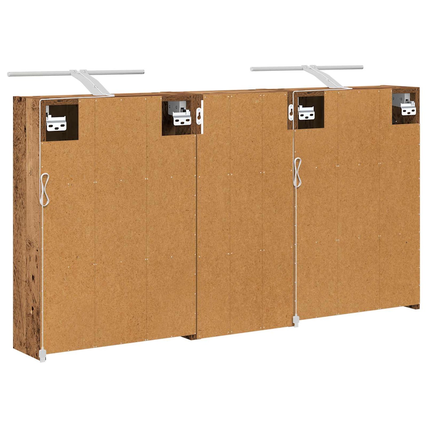 vidaXL Bathroom Cabinet Set 3 pcs 116 x 16 x 62.5 cm Engineered wood