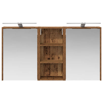 vidaXL Bathroom Cabinet Set 3 pcs 116 x 16 x 62.5 cm Engineered wood