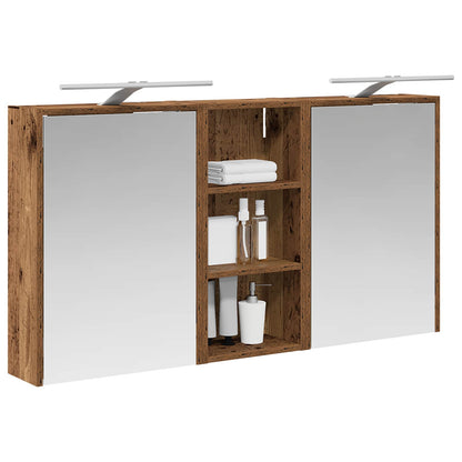 vidaXL Bathroom Cabinet Set 3 pcs 116 x 16 x 62.5 cm Engineered wood