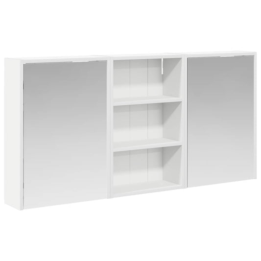vidaXL Bathroom Cabinet Set 3 pcs 126 x 16 x 62.5 cm Engineered wood