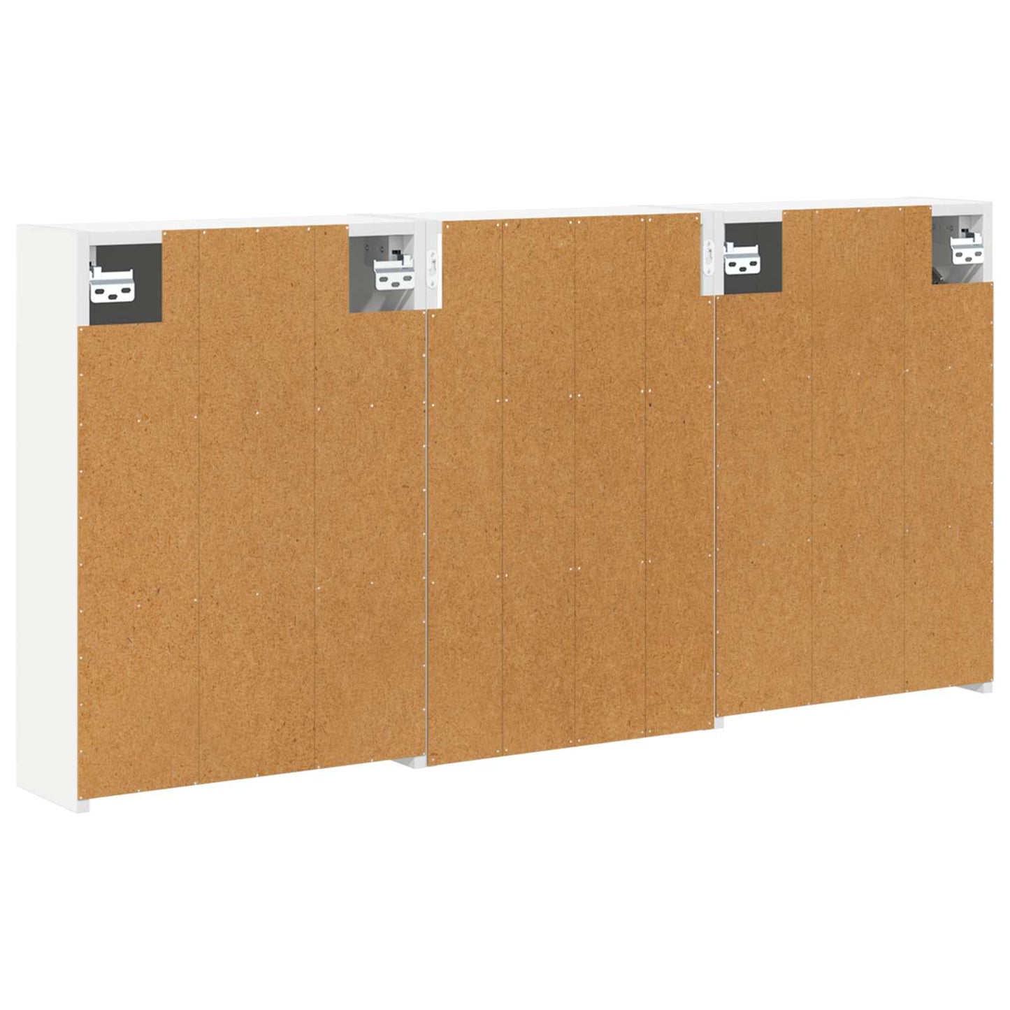 vidaXL Bathroom Cabinet Set 3 pcs 126 x 16 x 62.5 cm Engineered wood