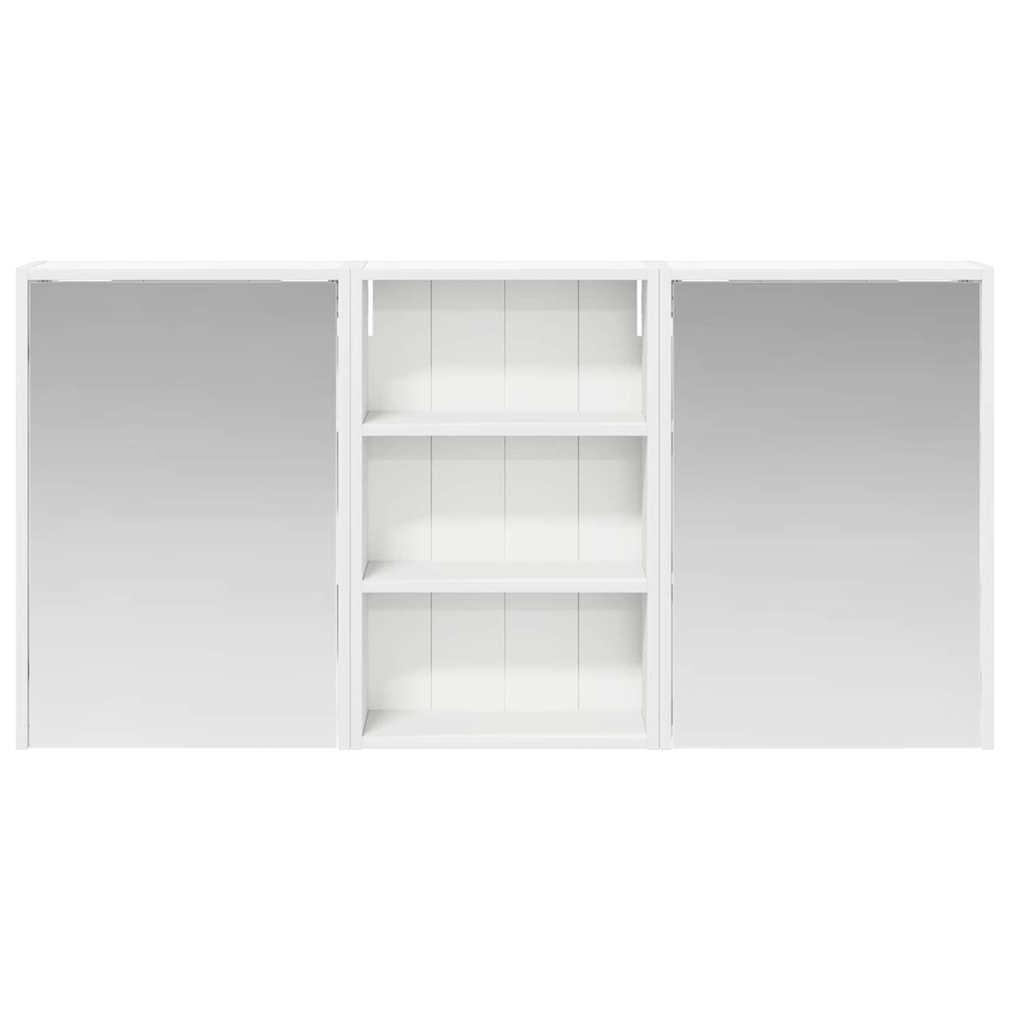 vidaXL Bathroom Cabinet Set 3 pcs 126 x 16 x 62.5 cm Engineered wood