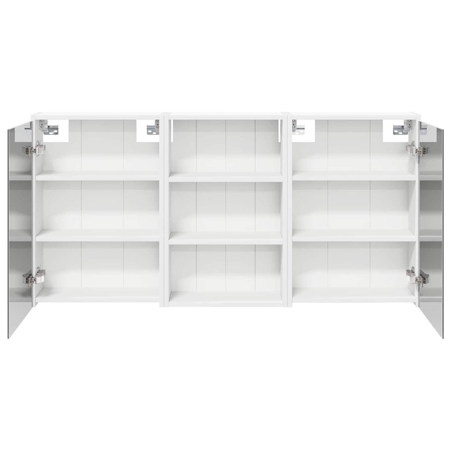 vidaXL Bathroom Cabinet Set 3 pcs 126 x 16 x 62.5 cm Engineered wood
