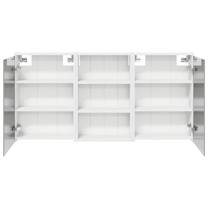 vidaXL Bathroom Cabinet Set 3 pcs 126 x 16 x 62.5 cm Engineered wood