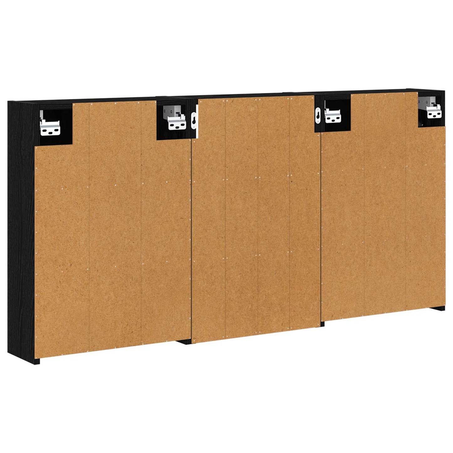 vidaXL Bathroom Cabinet Set 3 pcs 126 x 16 x 62.5 cm Engineered wood