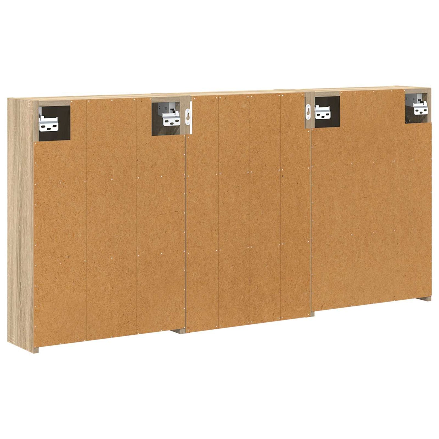 vidaXL Bathroom Cabinet Set 3 pcs 126 x 16 x 62.5 cm Engineered wood