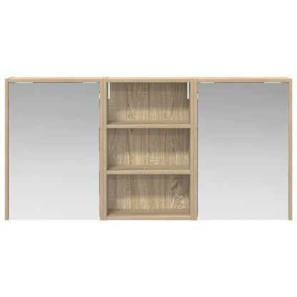 vidaXL Bathroom Cabinet Set 3 pcs 126 x 16 x 62.5 cm Engineered wood