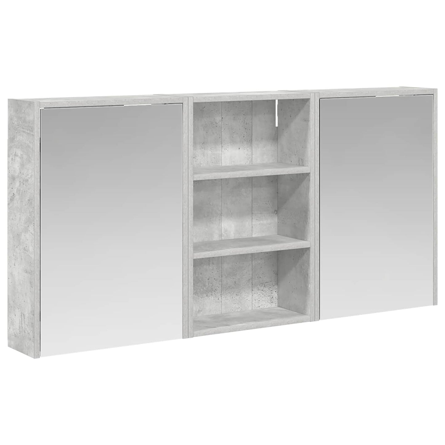 vidaXL Bathroom Cabinet Set 3 pcs 126 x 16 x 62.5 cm Engineered wood