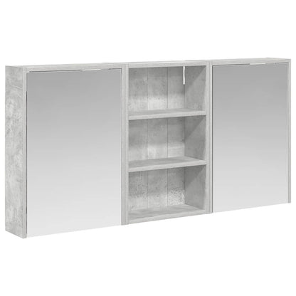 vidaXL Bathroom Cabinet Set 3 pcs 126 x 16 x 62.5 cm Engineered wood