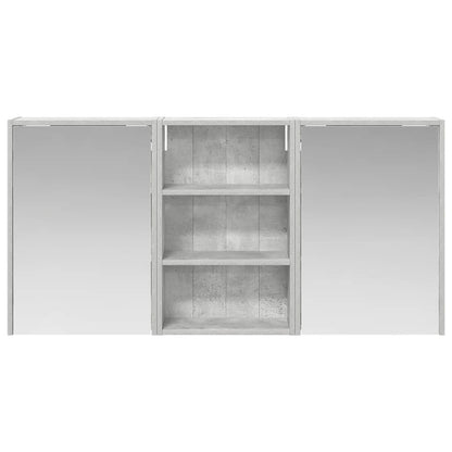 vidaXL Bathroom Cabinet Set 3 pcs 126 x 16 x 62.5 cm Engineered wood
