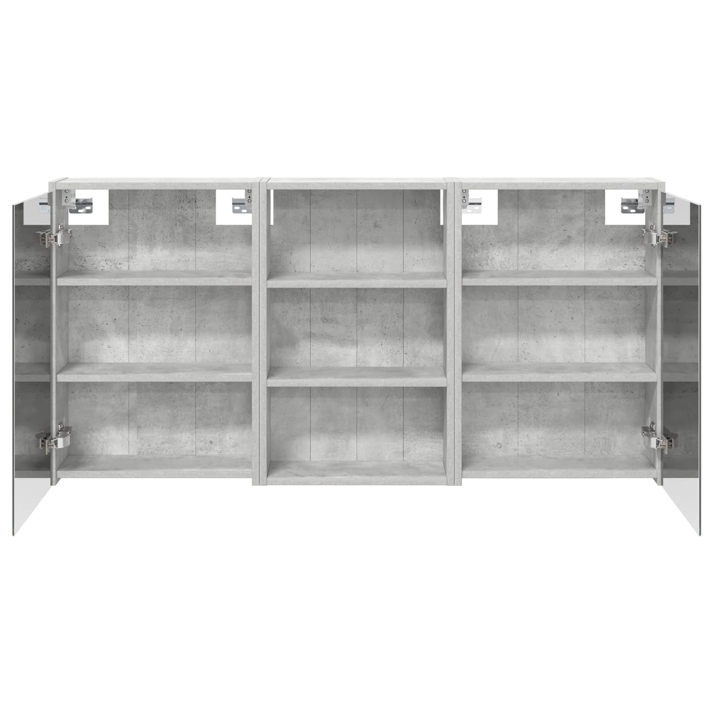vidaXL Bathroom Cabinet Set 3 pcs 126 x 16 x 62.5 cm Engineered wood