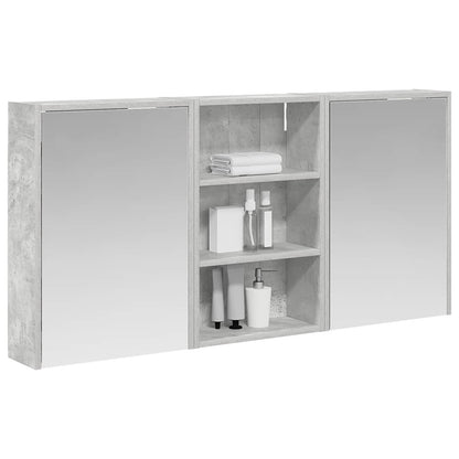 vidaXL Bathroom Cabinet Set 3 pcs 126 x 16 x 62.5 cm Engineered wood