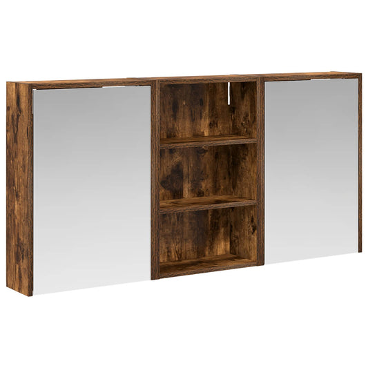 vidaXL Bathroom Cabinet Set 3 pcs 126 x 16 x 62.5 cm Engineered wood