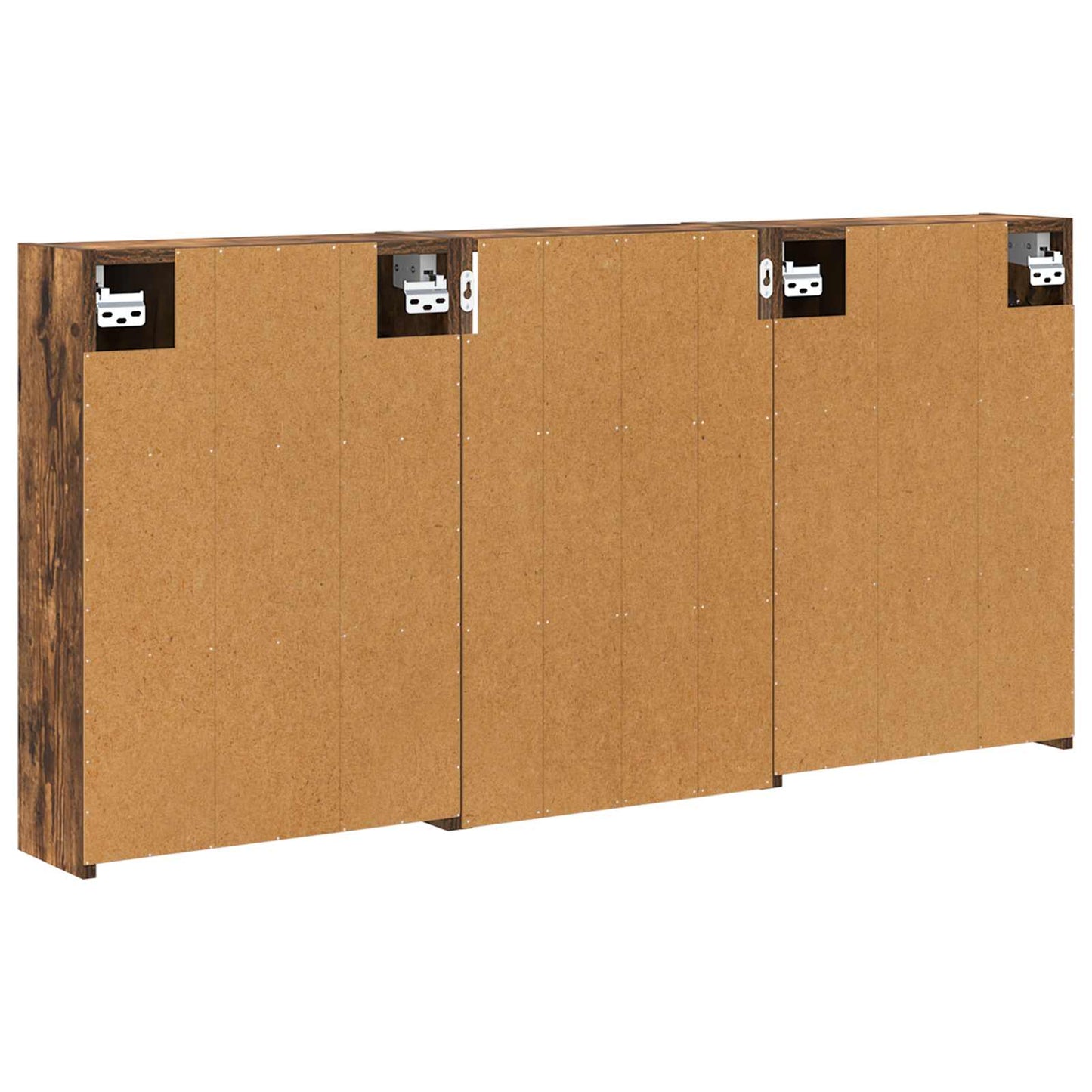 vidaXL Bathroom Cabinet Set 3 pcs 126 x 16 x 62.5 cm Engineered wood