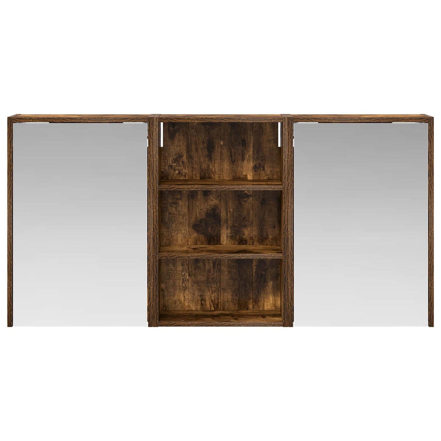 vidaXL Bathroom Cabinet Set 3 pcs 126 x 16 x 62.5 cm Engineered wood