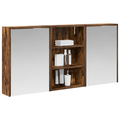vidaXL Bathroom Cabinet Set 3 pcs 126 x 16 x 62.5 cm Engineered wood