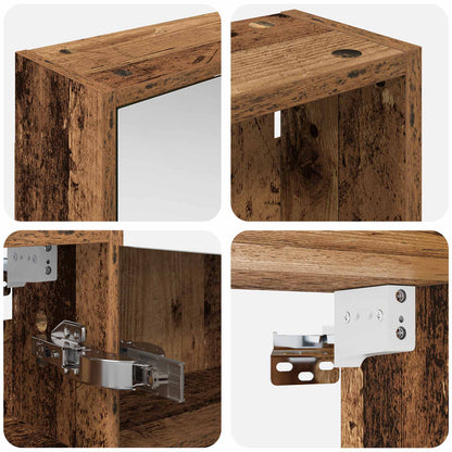vidaXL Bathroom Cabinet Set 3 pcs 126 x 16 x 62.5 cm Engineered wood